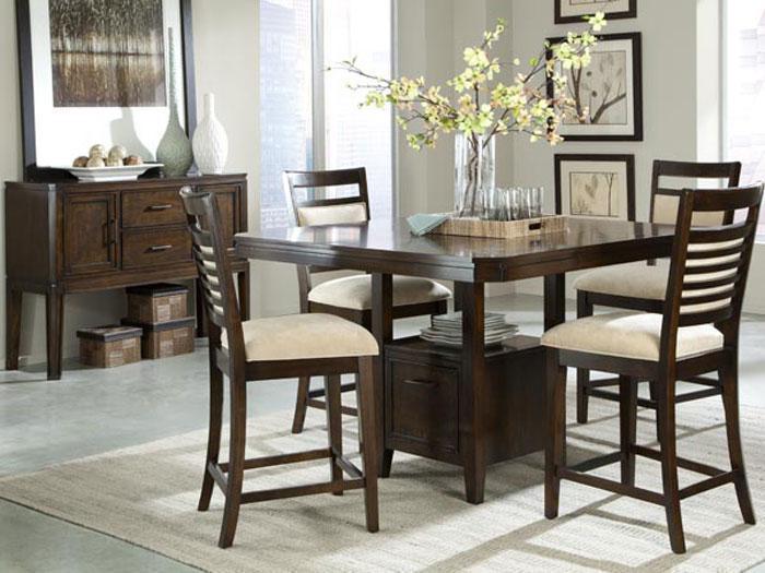 Jensen Cherry 5 PC. Counter Height Dining Group,STAN