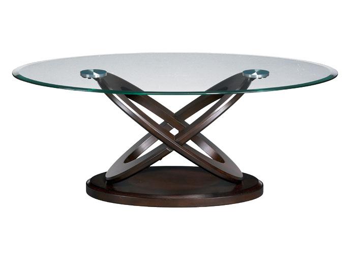 Earth Cocktail Table - Espresso,RUST