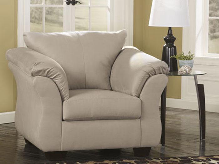 Darcy Stone Microfiber Club Chair,ASH