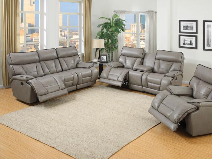 Houston Mineral Reclining Sofa & Love Seat Package,LIFE