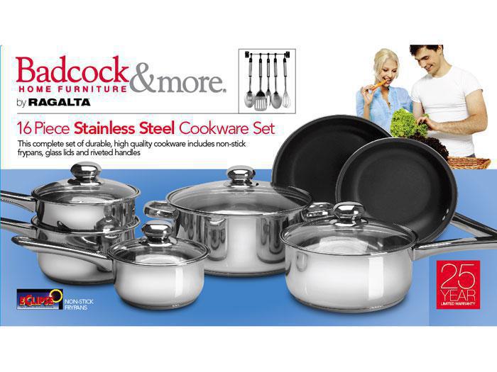 17-Piece Stainless Steel Cookware Set,RAGAL