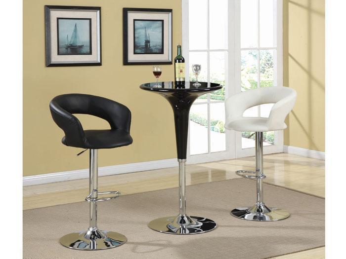 Contemporary Black Adjustable Bar Table,COCO