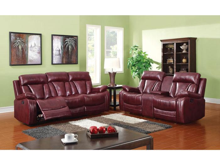 Scarlet Dual Reclining Love Seat with Storage Console,GFI