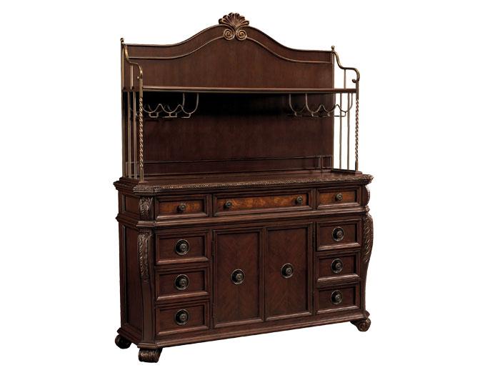 Sophia Traditional Cherry Server & Hutch,LFE