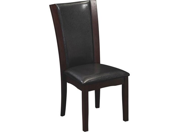 South Beach Black Upholstered Side Chair,LFE