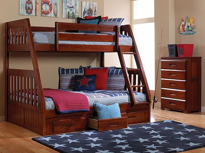 Forrester Cherry Twin/Full Bunk Bed,DWF