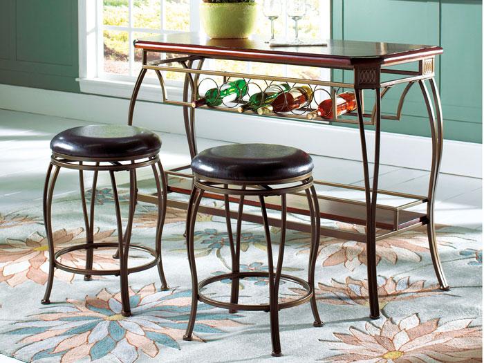 Atwood Bar Table and 2 Stools,POWL