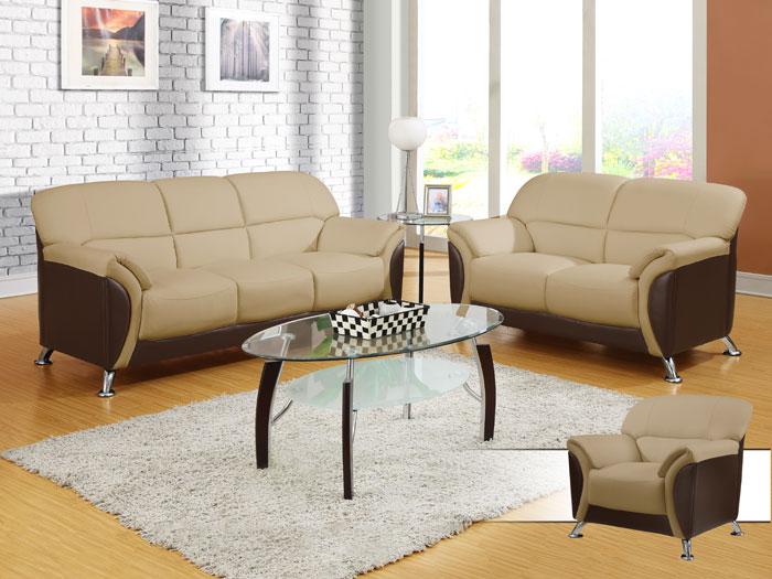 Brooklyn 3 PC. Living Room Set - Cappucino,GFI