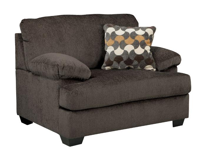 Kenzel Chenille Club Chair - Charcoal,ASH