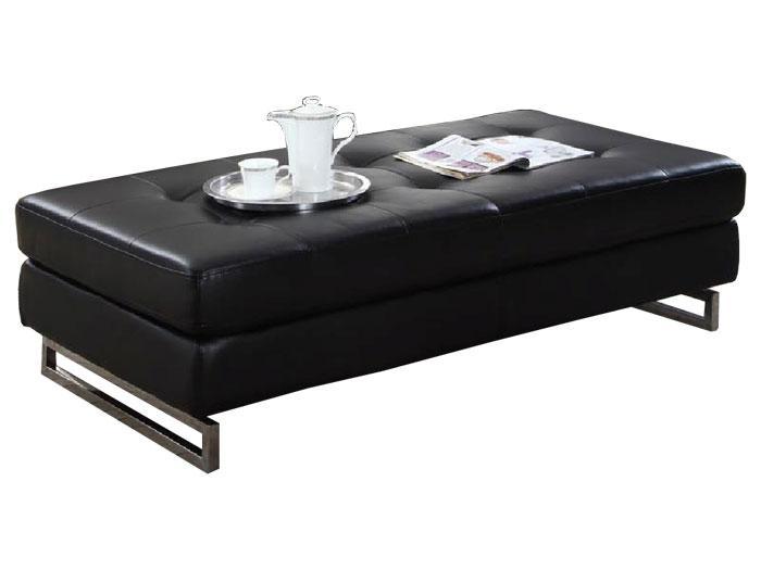 Natalie Black Ottoman,GFI