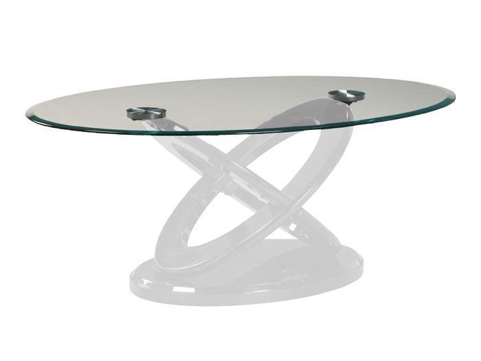 Earth Cocktail Table - White,RUST