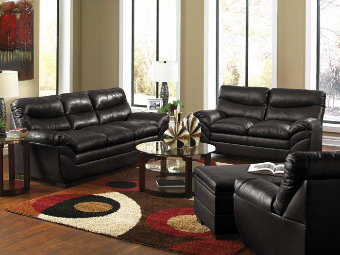 Soho Onyx Bonded Leather Sofa,SIMM