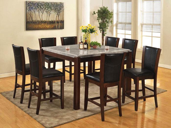 Jasmine 5 PC. Marble Top Counter Height Dining Group,LFE