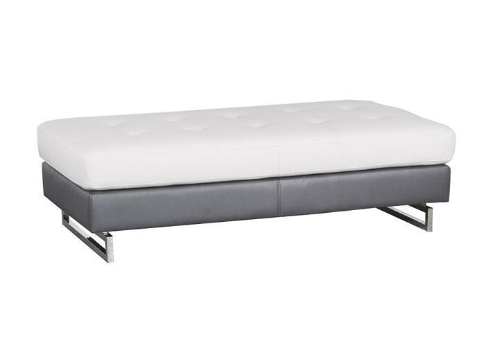 Natalie Two-Tone Gray Ottoman,GFI